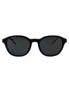 Emporio Armani Nero Lucido Acetate Sunglasses In Black