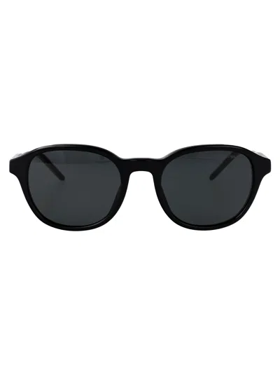Emporio Armani Round Sunglasses 0 Ea4247 U 501787 In Black