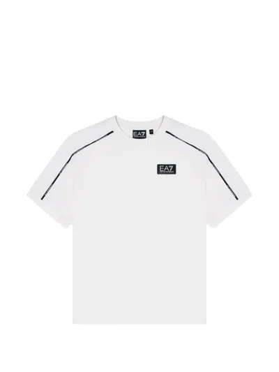 Emporio Armani Kids' Round-neck T-shirt In White