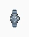 Emporio Armani Rubber Strap Watches In Multicoloured