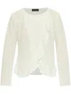 Emporio Armani Ruffle-detailing Blouse In White
