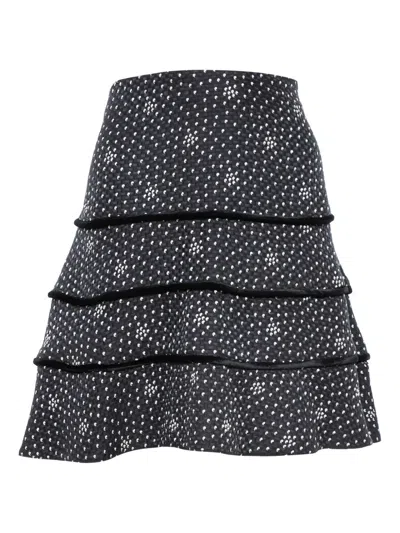 Pre-owned Emporio Armani Ruffled Midi Skirt