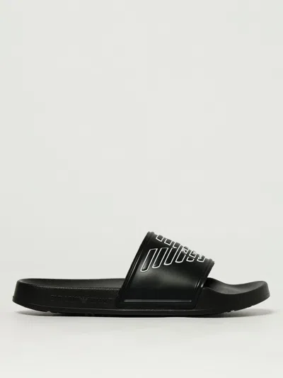 Emporio Armani Sandals  Men Color Black