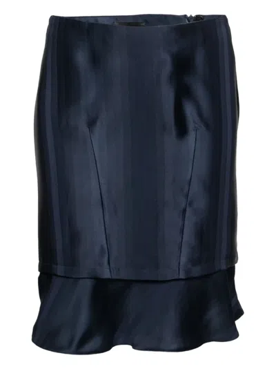 Pre-owned Emporio Armani Satin Mini Skirt