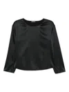 Emporio Armani Top  Woman Color Black In Black