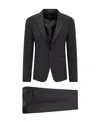 Emporio Armani Two Piece Tuxedo Suit In Black