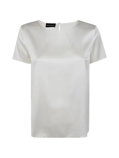 Emporio Armani Brunello Cucinelli Sleeveless Hoodie In White
