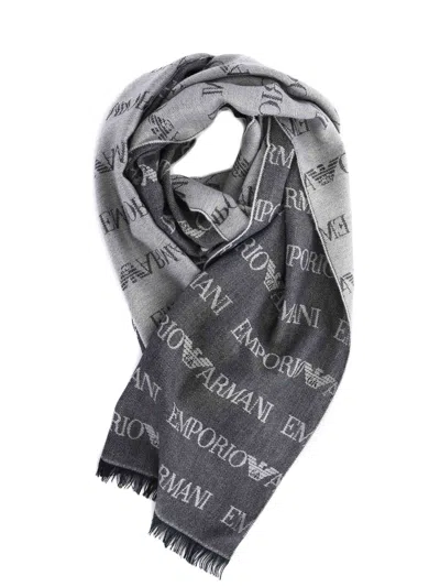 Emporio Armani Scarf In Black