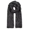 Emporio Armani Scarf Man  98322-149604 Black In Black