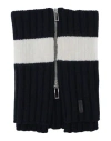 Emporio Armani Scarf Midnight Blue Size - Virgin Wool, Viscose, Polyamide, Cashmere In Blue