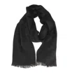 Emporio Armani Scarf Scarves Foulard In Black