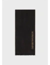 Emporio Armani Scarf Scarves Foulard In Black