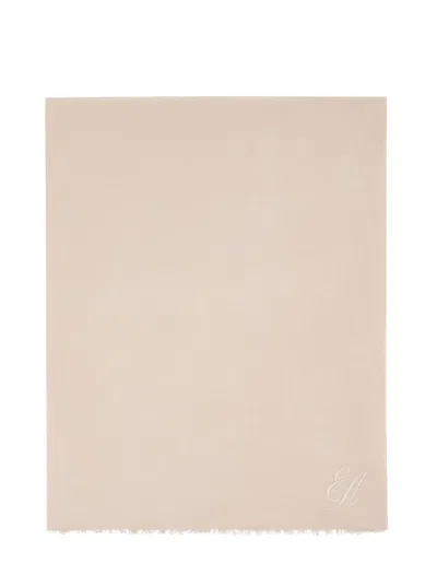 Emporio Armani Scarfs In Beige
