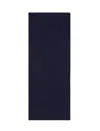 Emporio Armani Wool Scarf With Chevron Motif In Blue