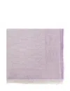 Emporio Armani Scarf With Lurex Thread In Orchid Pink