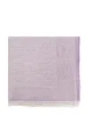 Emporio Armani Scarf With Lurex Thread In Orchid Pink