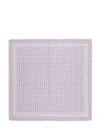 Emporio Armani Scarf With Lurex Thread In Purple