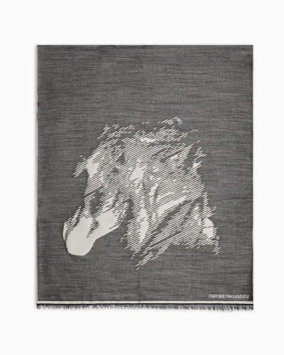 Emporio Armani Scarves In Black