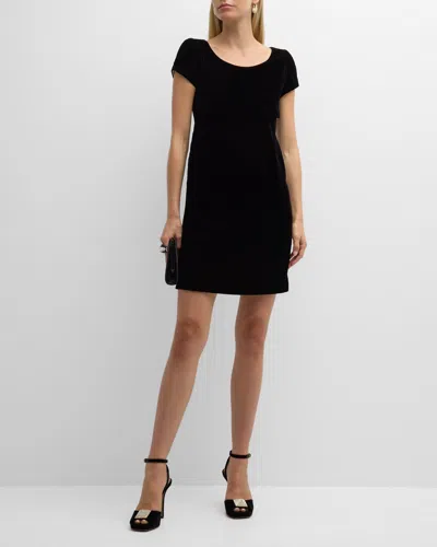 Emporio Armani Sleeveless Bow-front Satin Tuxedo Midi Dress In Black