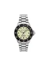 Emporio Armani Men's Automatic Sea Explorer Stainless Steel Bracelet Watch 43mm In Metallic