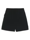 Emporio Armani Seersucker Shorts In Blue
