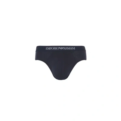 Emporio Armani Set Of 3 Briefs In Black