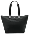 Emporio Armani Set Shopper And Pouch In Black
