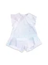 Emporio Armani Set Top And Below Flowers In Multicolour