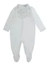 Emporio Armani Set Tutina+bavaglino In White