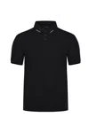 Emporio Armani Jersey Polo Shirt With Logo Collar
