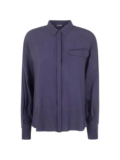 Emporio Armani Shirt In Blue