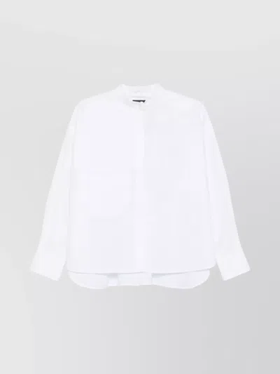 Emporio Armani Shirt Cotton Box-pleat Design In White