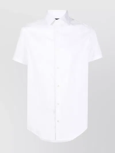 EMPORIO ARMANI SHIRT COTTON COLLAR BUTTON-DOWN