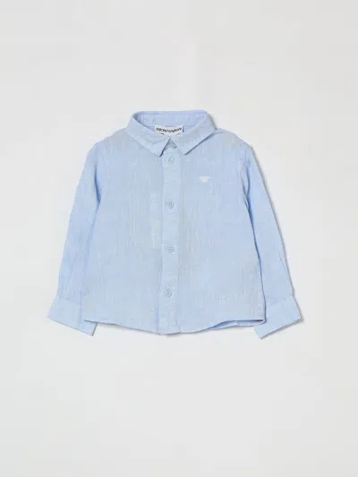 Emporio Armani Babies' Shirt Kids  In Blue