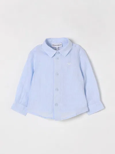 Emporio Armani Babies' Hemd  Kinder Farbe Blau