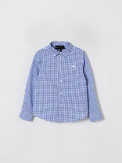 Emporio Armani Shirt  Kids Color Multicolor In Blue