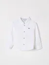 Emporio Armani Baby Boys Long Sleeve Embroidered Shirt 9 Months White By Childsplay Clothing In White