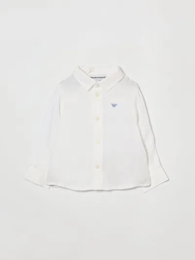 Emporio Armani Babies' Shirt Kids  In White