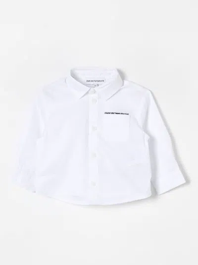 Emporio Armani Babies' Hemd  Kinder Farbe Weiss