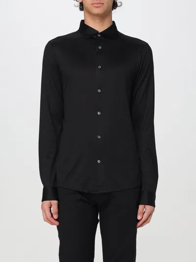 EMPORIO ARMANI SHIRT EMPORIO ARMANI MEN COLOR BLACK,G44124002