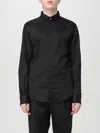 Emporio Armani Long-sleeved Shirt In Schwarz
