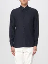 Emporio Armani Long-sleeved Buttoned Shirt In Black