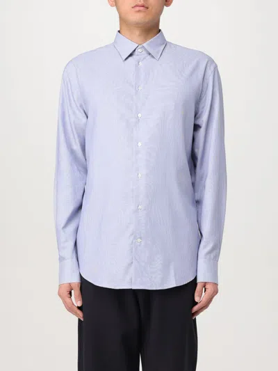 Emporio Armani Shirt  Men Color Blue In Blau