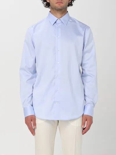 Emporio Armani Shirt  Men Color Gnawed Blue