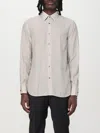 Emporio Armani Embroidered Long-sleeve Shirt In Multicolor