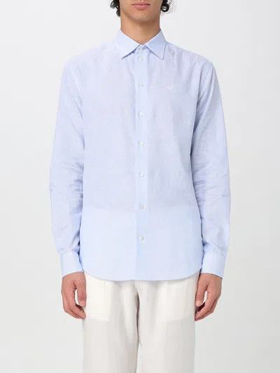 Emporio Armani Shirt  Men Color Sky Blue