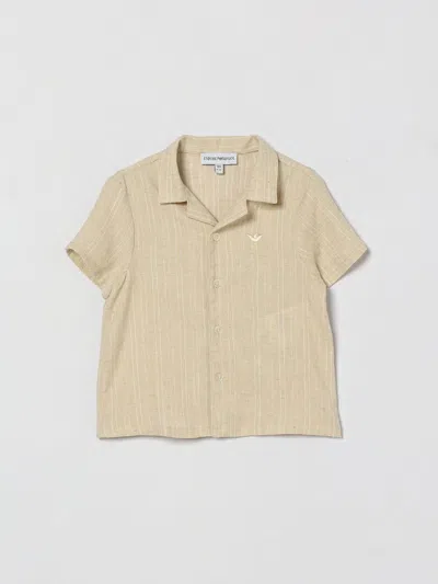 Emporio Armani Babies'  Shirt Kids In Nude