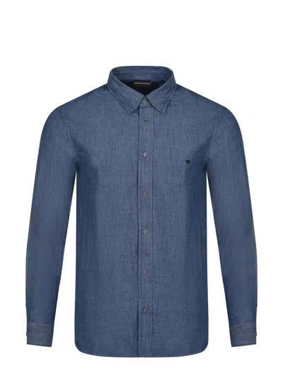 Emporio Armani Shirt Made Of Cotton .