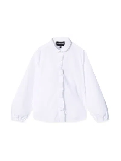 Emporio Armani Kids' Shirt In White
