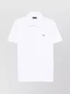 Emporio Armani Polo Shirt With Collar And Short Sleeves In White